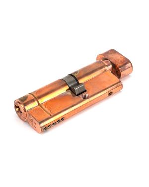 Polished Bronze 35T/45 5pin Euro Cylinder/Thumbturn