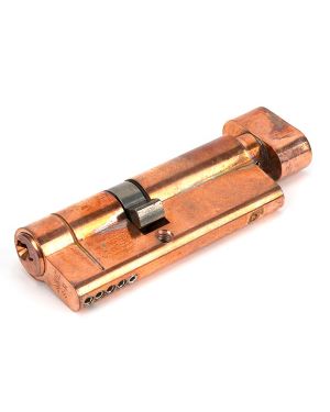 Polished Bronze 35/45T 5pin Euro Cylinder/Thumbturn