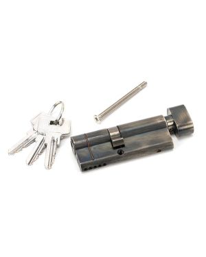 Pewter 35/45T 5pin Euro Cylinder/Thumbturn