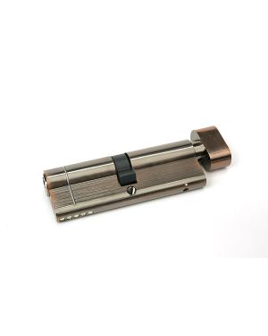 Polished Bronze 45/45 5pin Euro Cylinder/Thumbturn