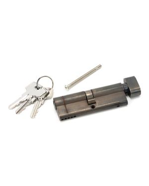 Pewter 45/45 5pin Euro Cylinder/Thumbturn
