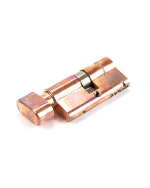 Polished Bronze 30/30 5pin Euro Cylinder/Thumbturn KA