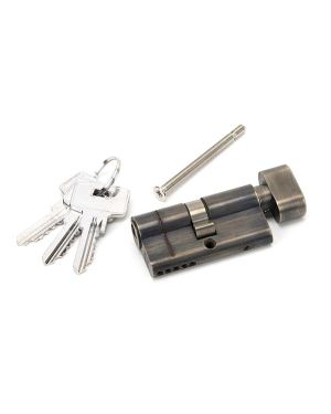 Pewter 30/30 5pin Euro Cylinder/Thumbturn KA