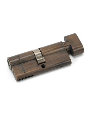 Aged Brass 35/35 5pin Euro Cylinder/Thumbturn KA