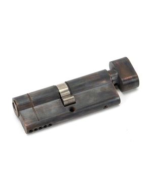 Aged Bronze 40/40 5pin Euro Cylinder/Thumbturn KA