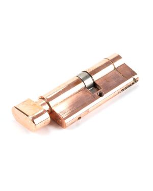 Polished Bronze 40/40 5pin Euro Cylinder/Thumbturn KA