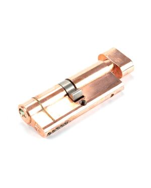 Polished Bronze 40/40 5pin Euro Cylinder/Thumbturn KA