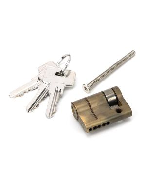 Aged Brass 30/10 5pin Single Cylinder