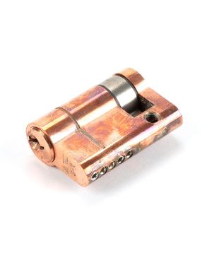 Polished Bronze 35/10 5pin Single Cylinder
