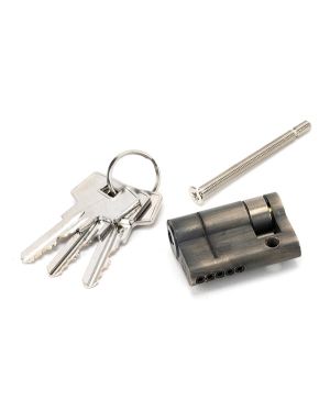 Pewter 35/10 5pin Single Cylinder