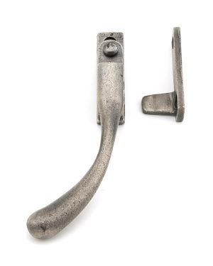 Antique Pewter Night-Vent Locking Peardrop Fastener - LH