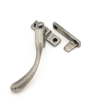 Antique Pewter Night-Vent Locking Peardrop Fastener - LH