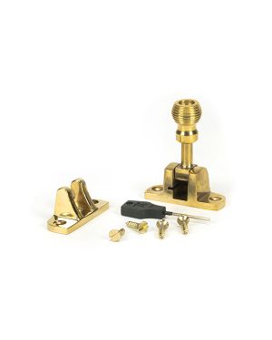 Polished Brass Beehive Brighton Fastener (Radiused)