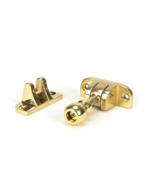 Polished Brass Mushroom Brighton Fastener (Radiused)