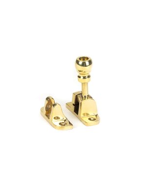 Polished Brass Mushroom Brighton Fastener (Radiused)
