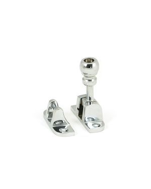Polished Chrome Mushroom Brighton Fastener (Radiused)