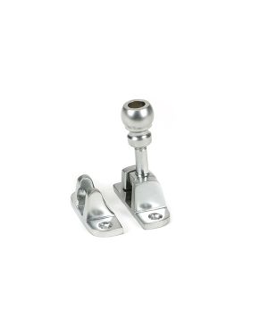 Satin Chrome Mushroom Brighton Fastener (Radiused)