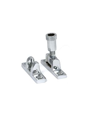 Polished Chrome Brompton Brighton Fastener - Narrow (Square)