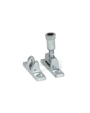 Satin Chrome Brompton Brighton Fastener - Narrow (Square)