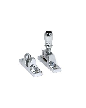 Polished Chrome Mushroom Brighton Fastener - Narrow (Square)