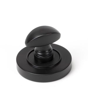 Aged Bronze Round Thumbturn Set (Plain)