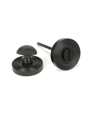Aged Bronze Round Thumbturn Set (Beehive)