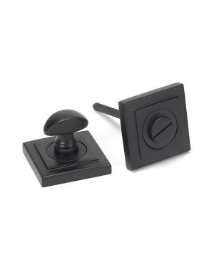 Aged Bronze Round Thumbturn Set (Square)