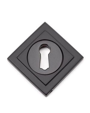 Aged Bronze Round Escutcheon (Square)