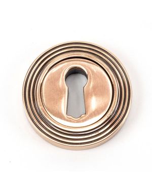 Polished Bronze Round Escutcheon (Beehive)