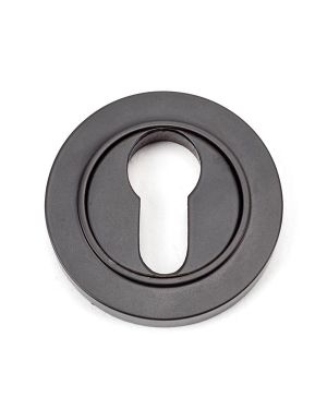 Aged Bronze Round Euro Escutcheon (Plain)