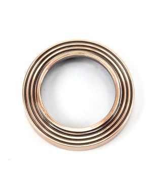 Polished Bronze Round Euro Escutcheon (Beehive)