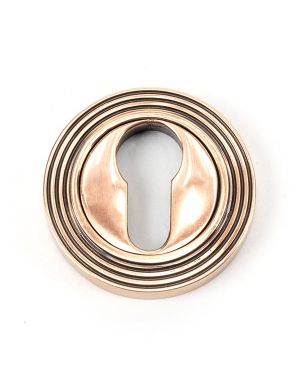 Polished Bronze Round Euro Escutcheon (Beehive)