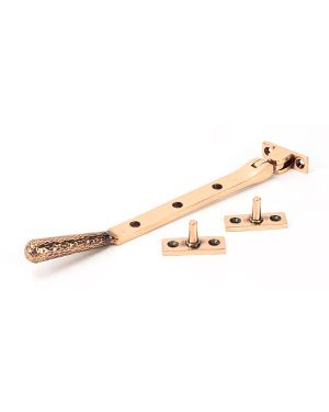 Polished Bronze 8" Hammered Newbury Stay