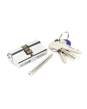 Polished Chrome 30/30 5pin Euro Cylinder KA