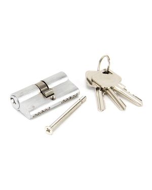 Satin Chrome 30/30 5pin Euro Cylinder KA