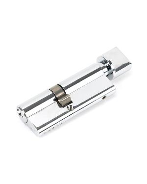 Polished Chrome 35/45T 5pin Euro Cylinder/Thumbturn