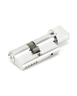Satin Chrome 30/30 5pin Euro Cylinder/Thumbturn KA