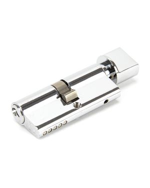 Polished Chrome 35/35 5pin Euro Cylinder/Thumbturn KA