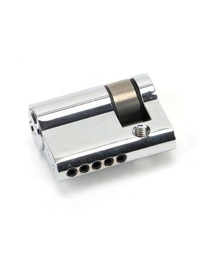 Polished Chrome 30/10 5pin Single Cylinder