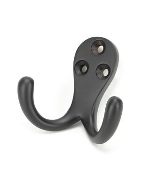 Aged Bronze Celtic Double Robe Hook