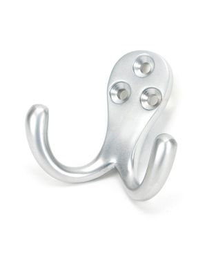 Satin Chrome Celtic Double Robe Hook
