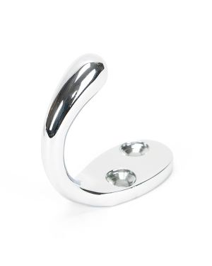 Polished Chrome Celtic Single Robe Hook