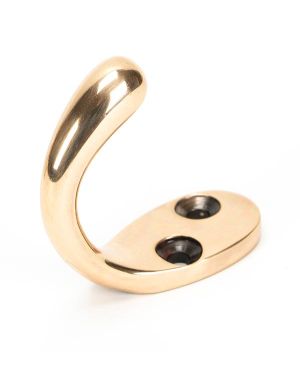 Polished Bronze Celtic Single Robe Hook
