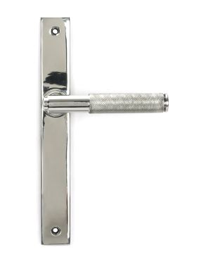Polished Marine SS (316) Brompton Slimline Lever Espag. Latch Set