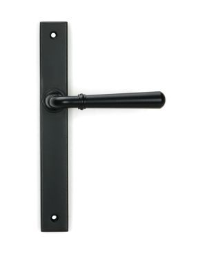Matt Black Newbury Slimline Lever Espag. Latch Set