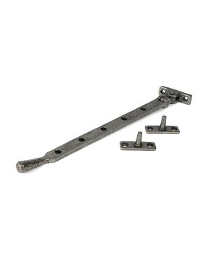 Pewter 12" Hammered Newbury Stay