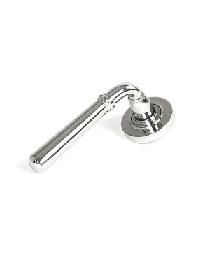 Polished Marine SS (316) Newbury Lever on Rose Set (Plain)