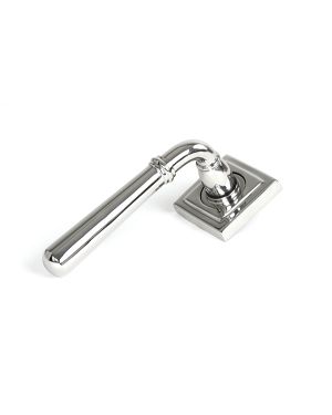 Polished Marine SS (316) Newbury Lever on Rose Set (Square)
