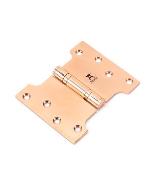 Polished Bronze 4" x 3" x 5"  Parliament Hinge (pair) ss