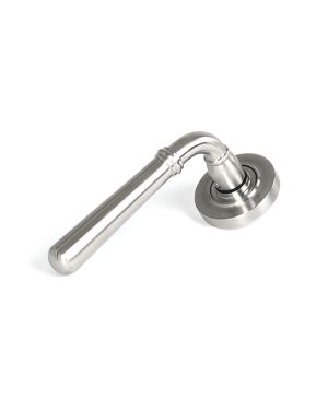 Satin Marine SS (316) Newbury Lever on Rose Set (Plain) - Unsprung